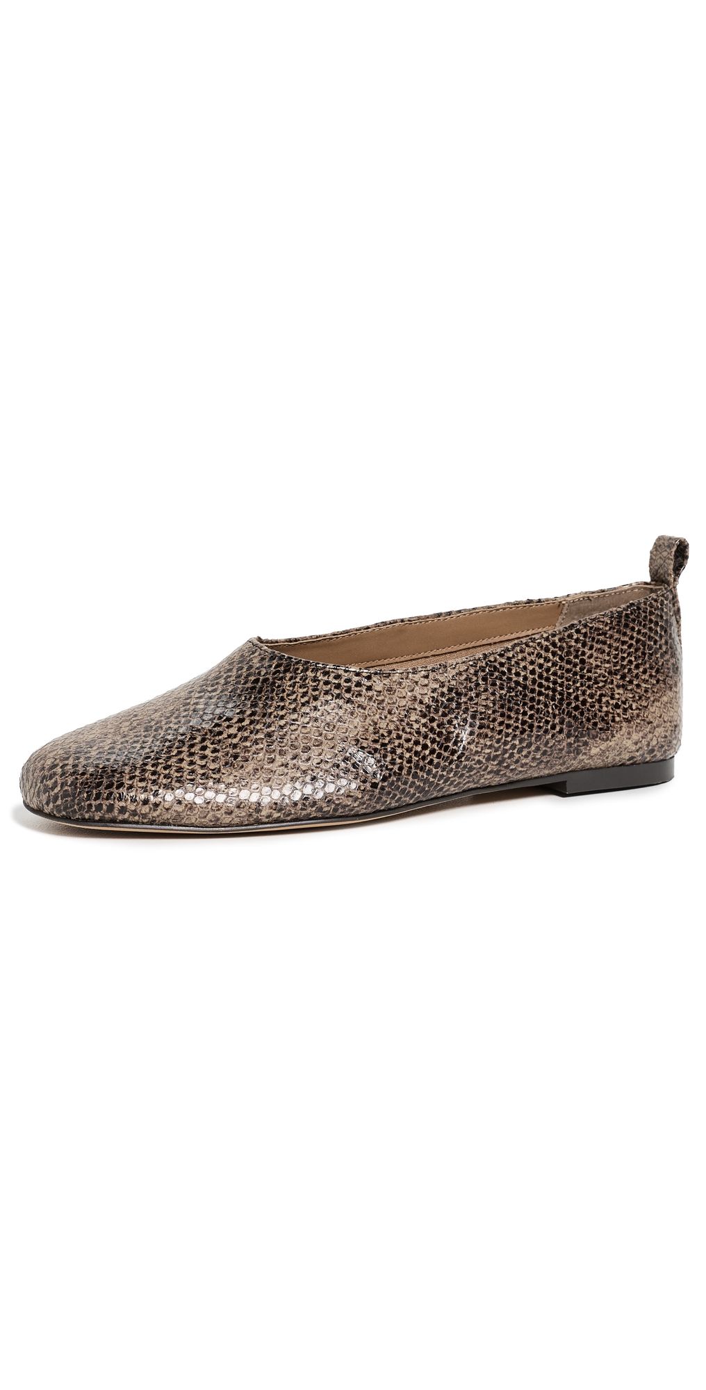 Dolce Vita Kory Leather Flats Snake/Tan 6.5