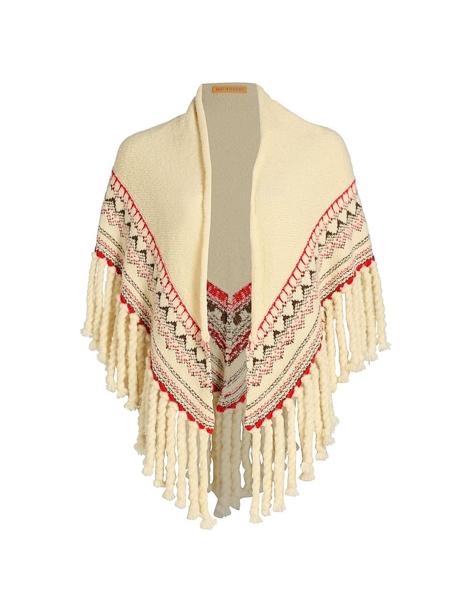 Women's Cloud Chalet Wool-Blend Shawl - Mist Combo