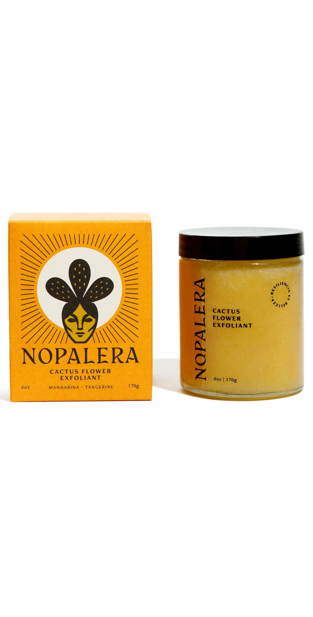 Nopalera Cactus Flower Exfoliant (Mandarina) Mandarina / Tangerine 7 oz./ 200 g.