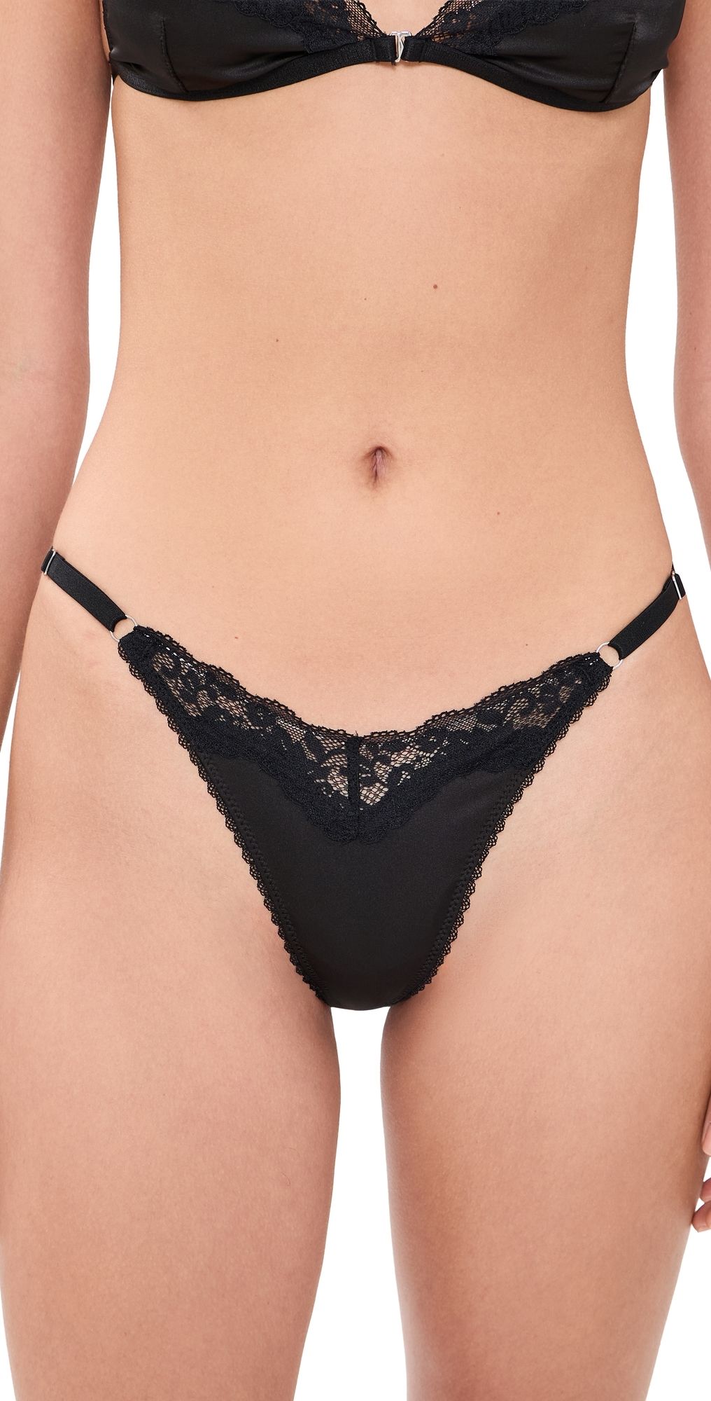 Kat the Label Sadie Thong Black M