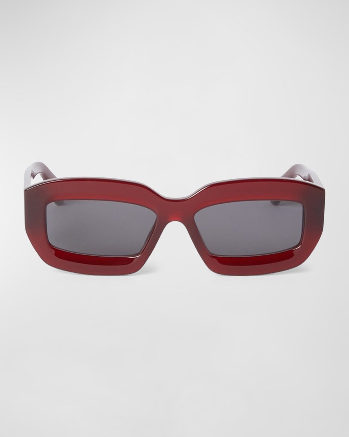 Charlotte Rectangle Acetate Sunglasses