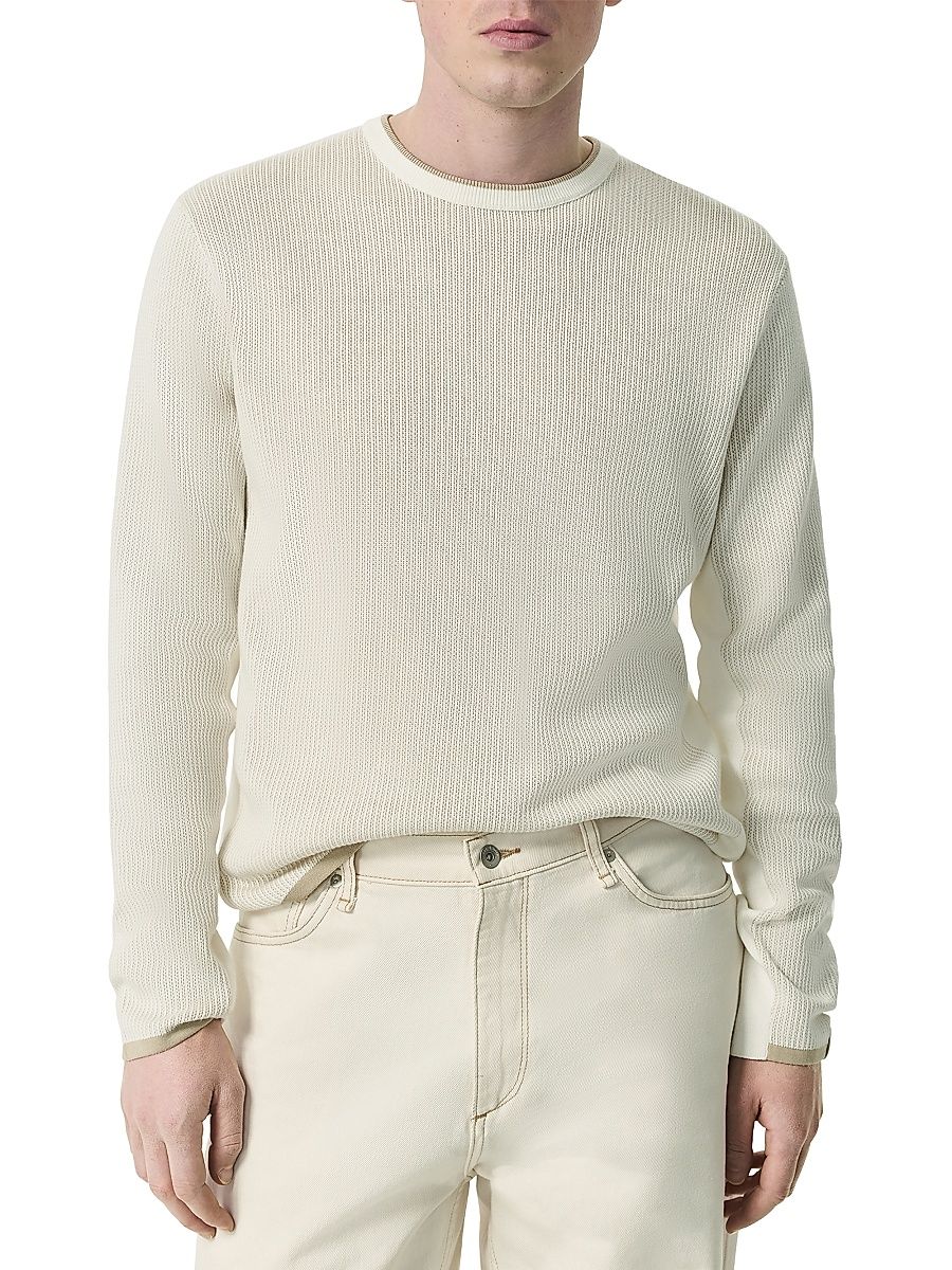 Men's Harvey Crewneck Sweater - Ivory - Size XXL