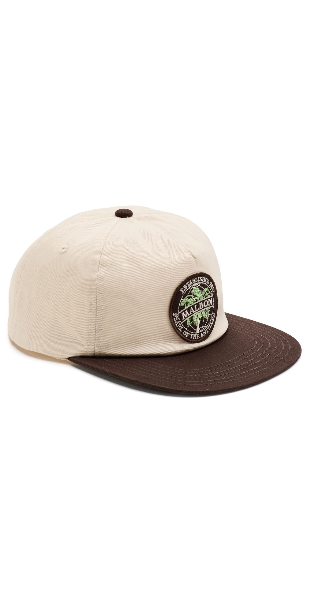 Malbon Palmera Snapback Cream One Size