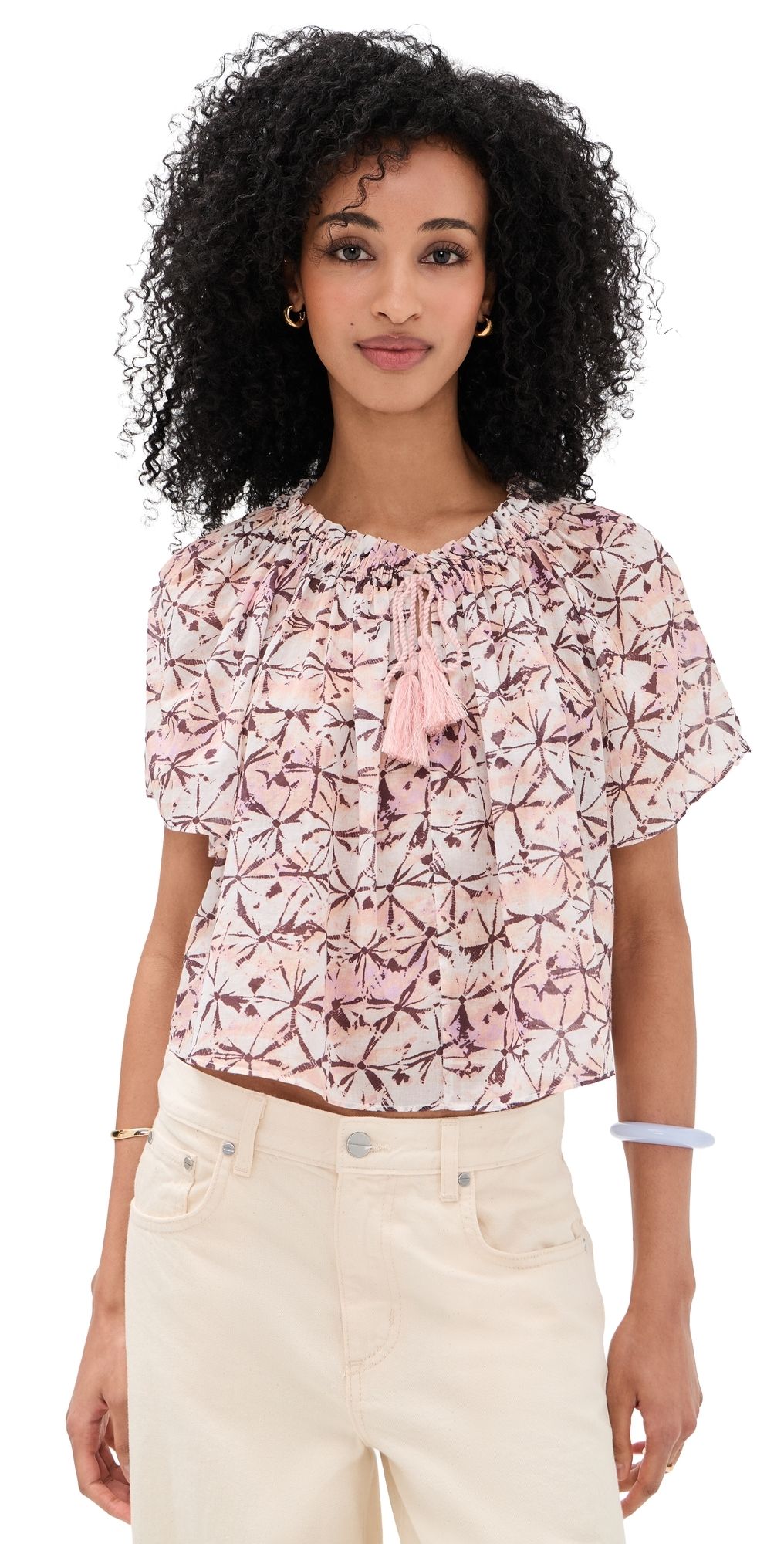 Ulla Johnson Alon Coverup Top Amethyst M