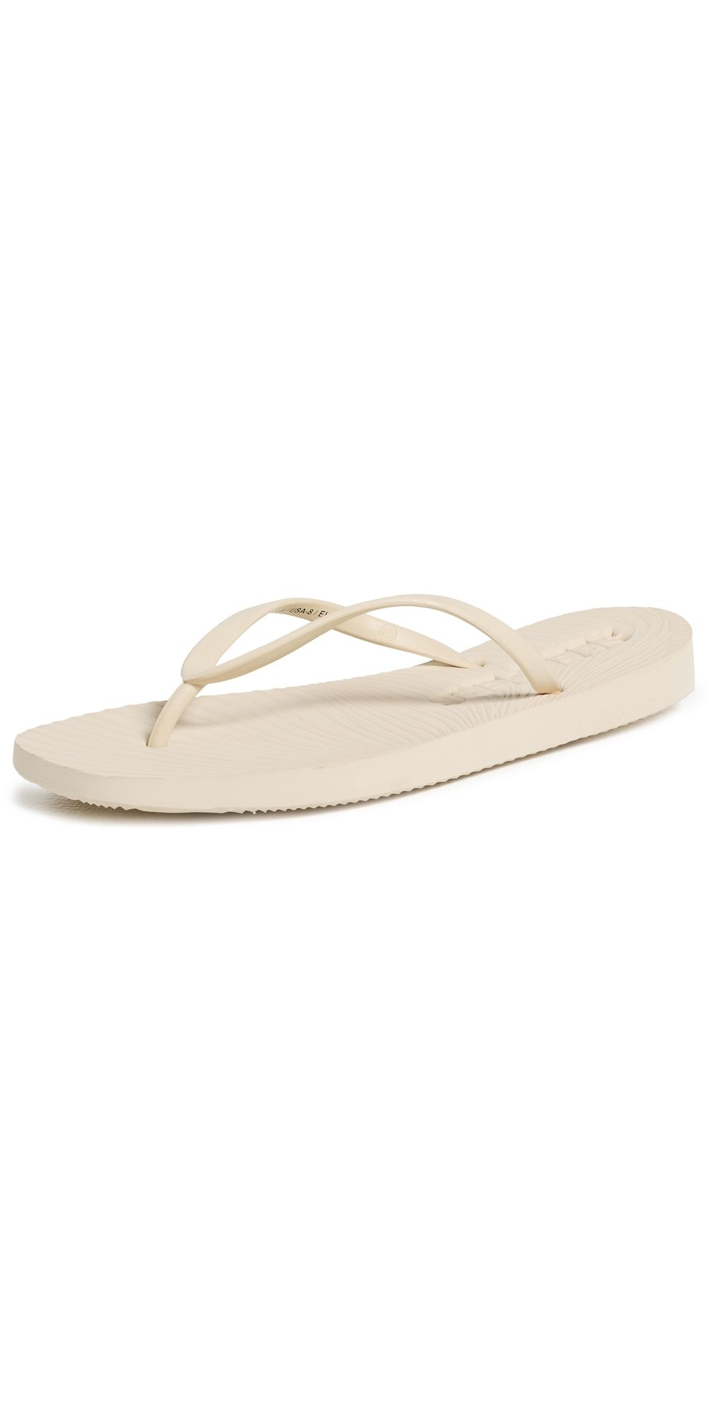 SLEEPERS Tapered Flip Flops Eggnog 40