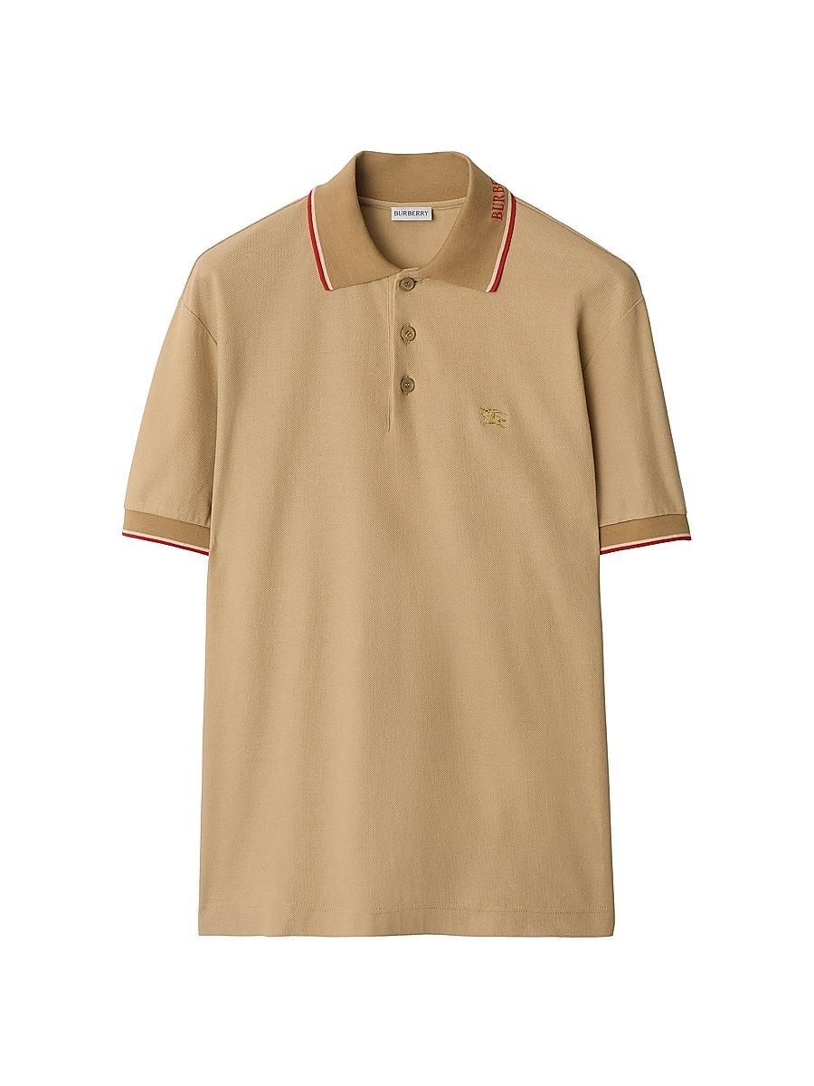 Men's Stan Cotton Polo Shirt - Chalk - Size XXL