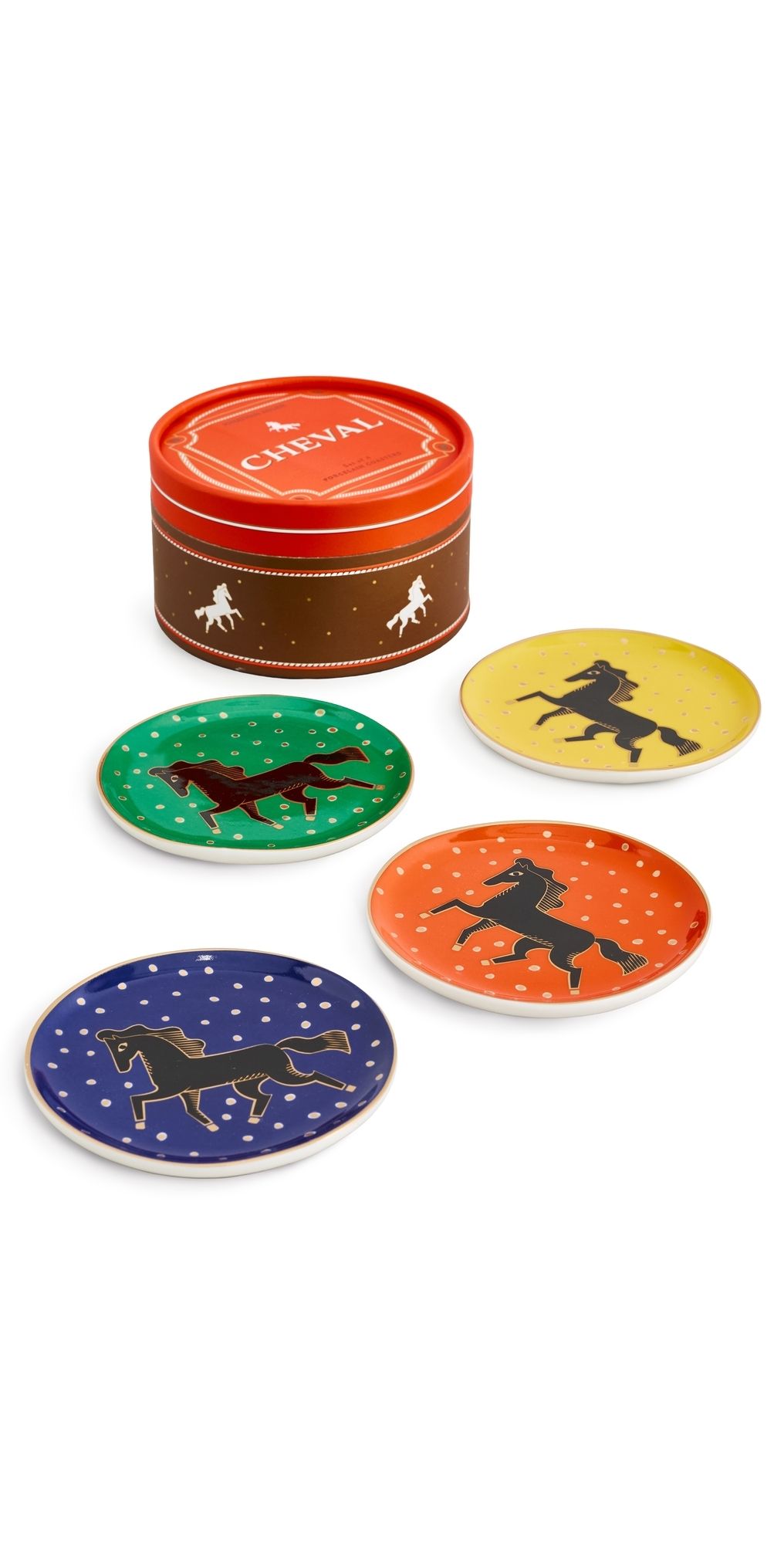 Jonathan Adler Cheval Coaster Set Multi One Size