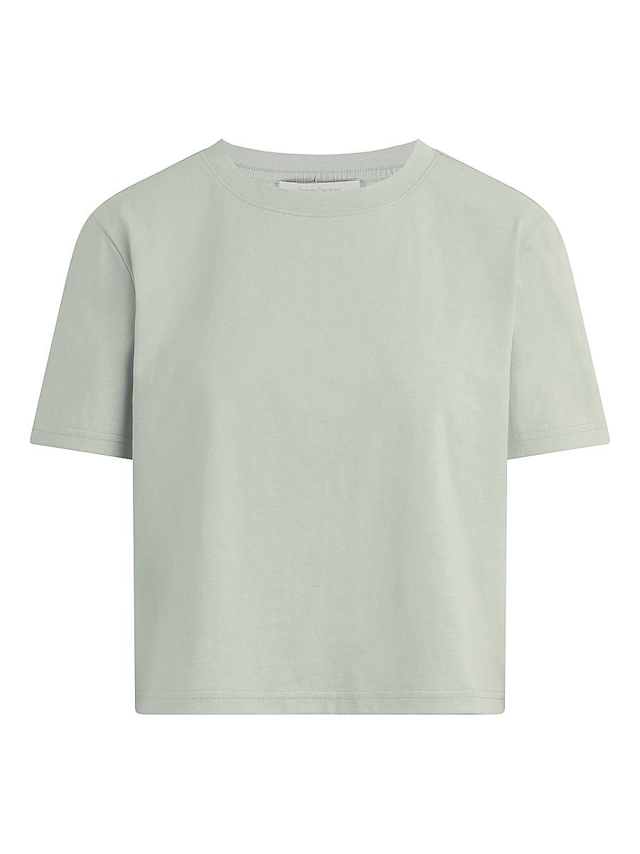 Women's The Favorite Cotton Crewneck T-Shirt - Light Sage - Size Large