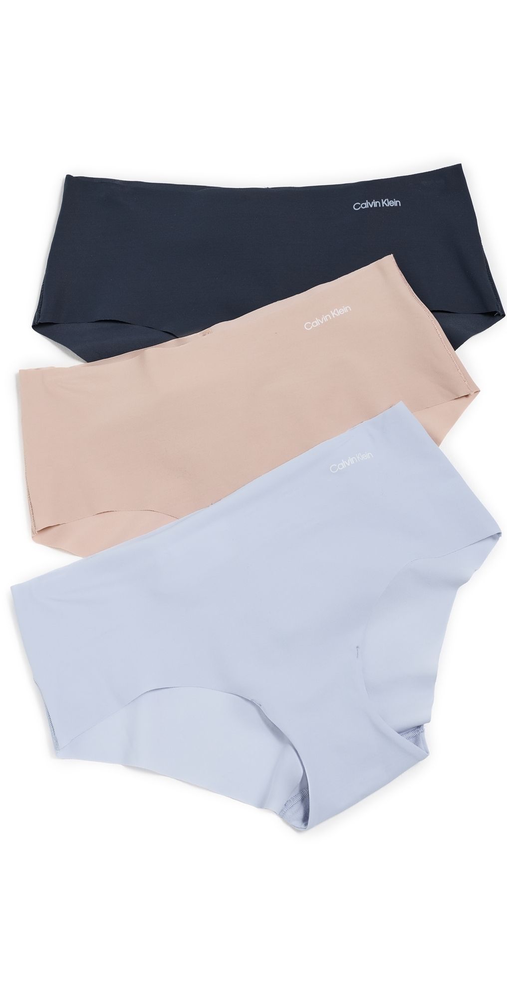 Calvin Klein Underwear Invisibles Hipster 3 Pack Casual Blue/Speakeasy/Cedar M