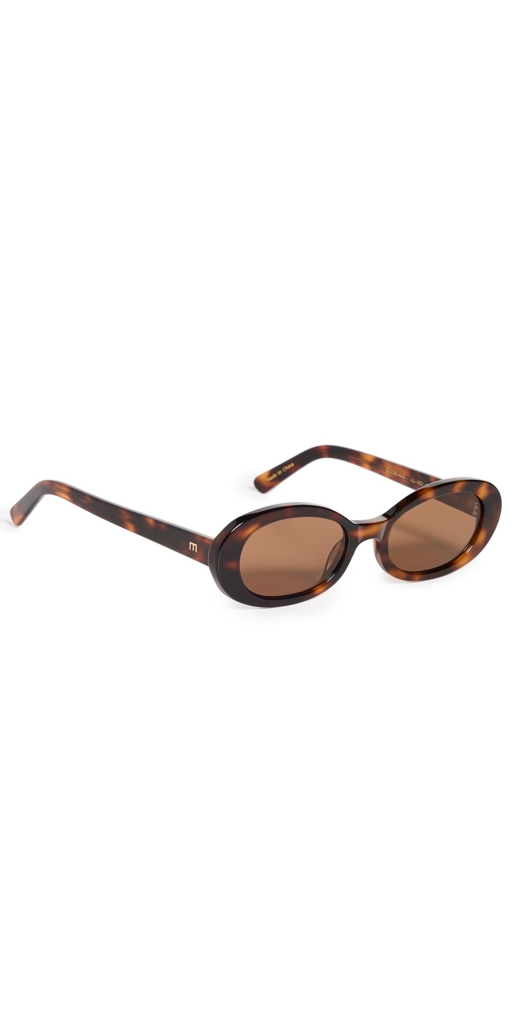 Elisa Johnson Lyric Leigh Sunglasses Brown Tortoise One Size