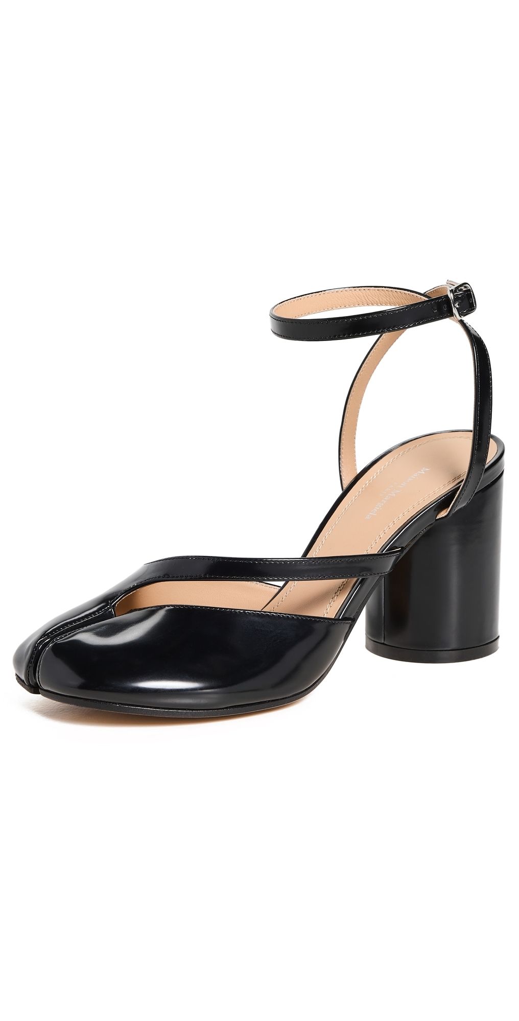 Maison Margiela Tabi Sandal Pumps 80mm Black 38