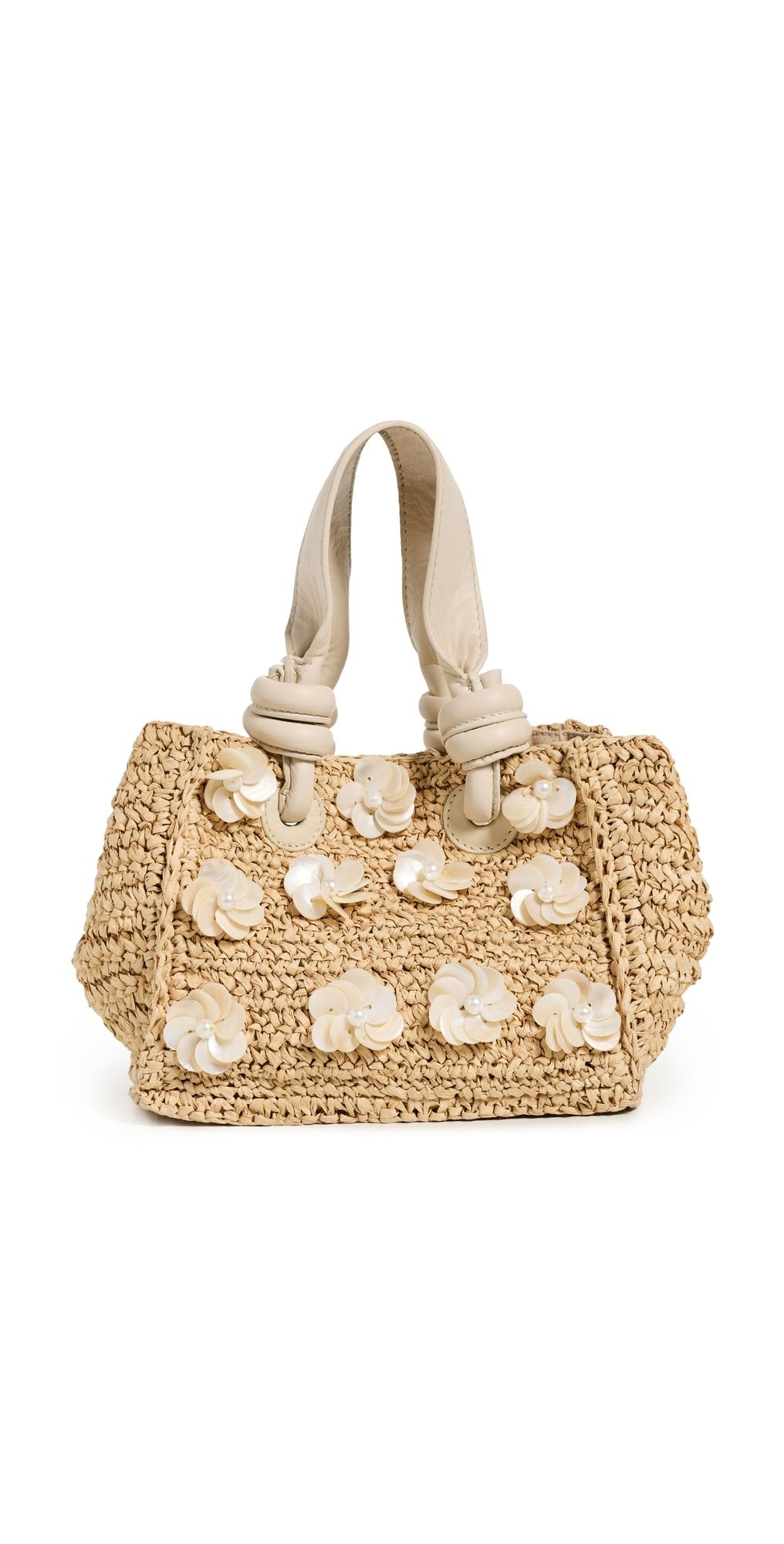 BTB Los Angeles Dottie Mini Tote Bag Natural One Size