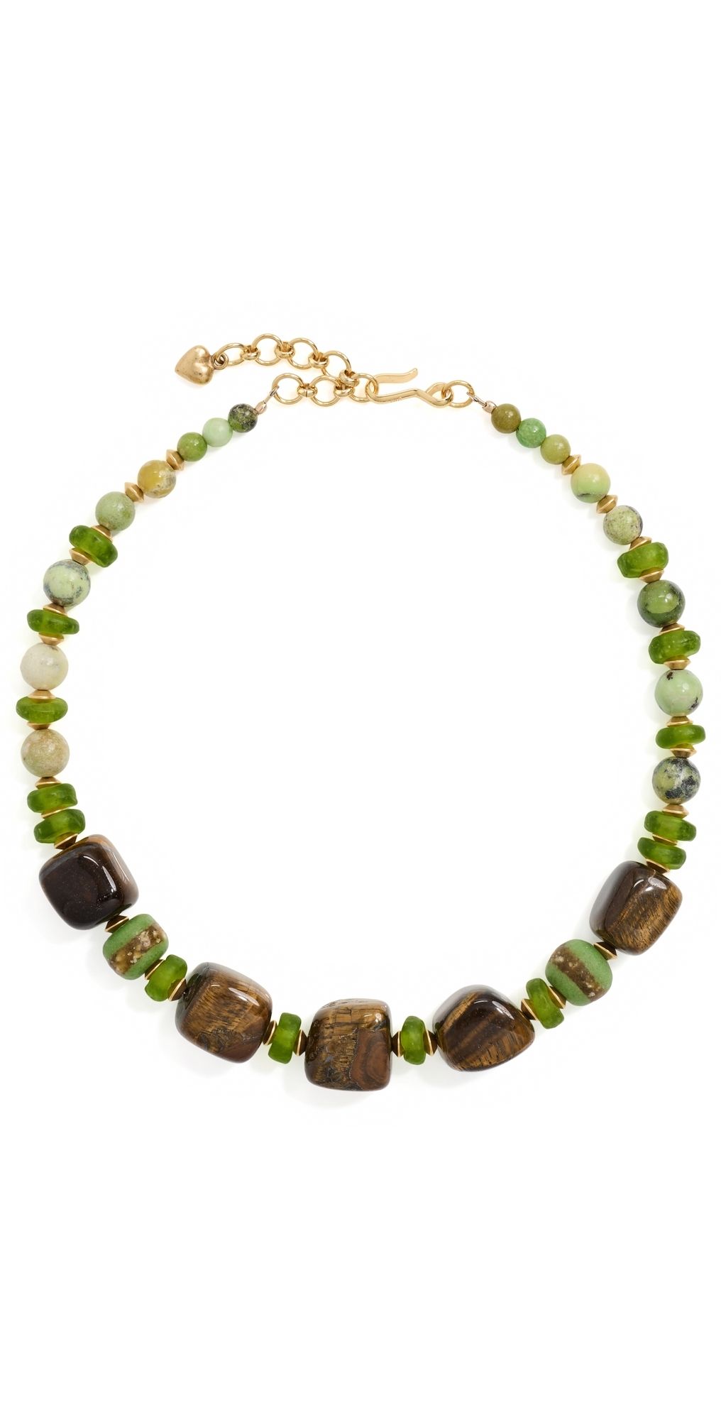 Brinker + Eliza Sprout Necklace Green Mutli One Size