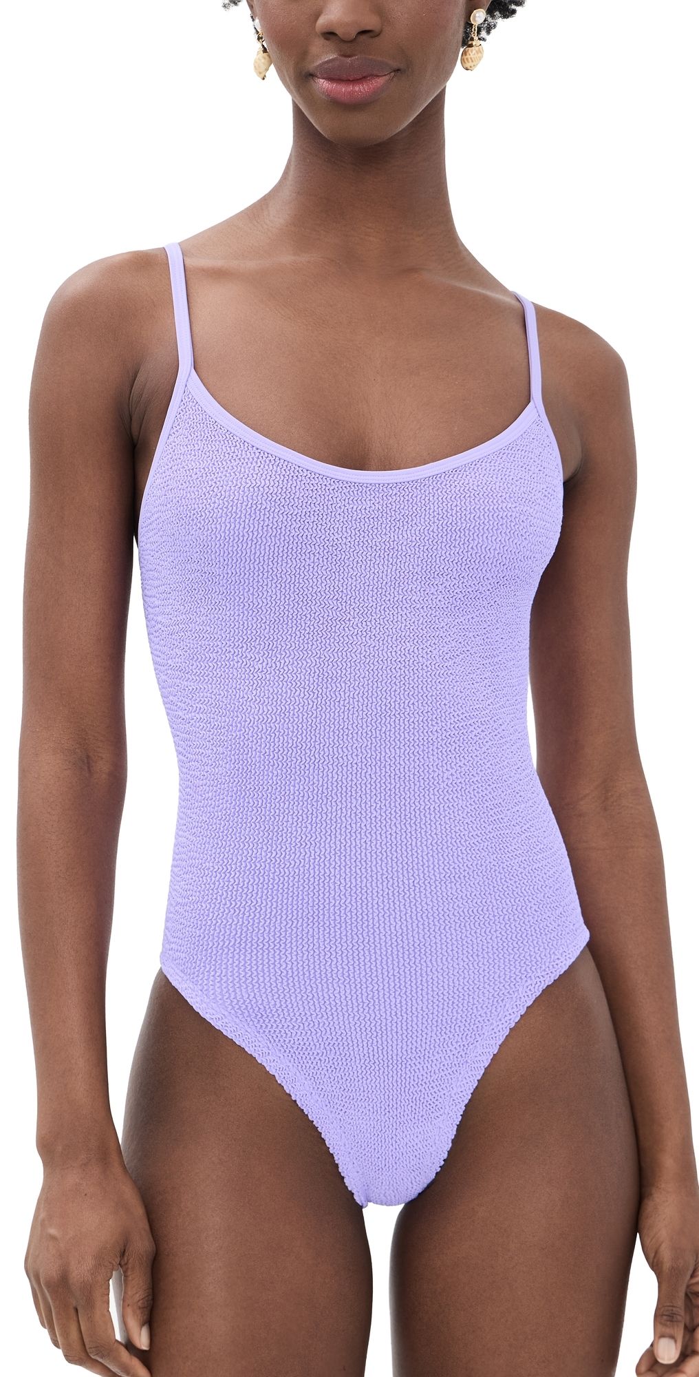 Hunza G Pamela Swim Lilac One Size