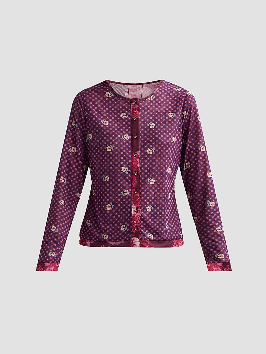 Johnny Was Women's Caddey Victorianne Floral Cardigan - Victorianne - Size XXL