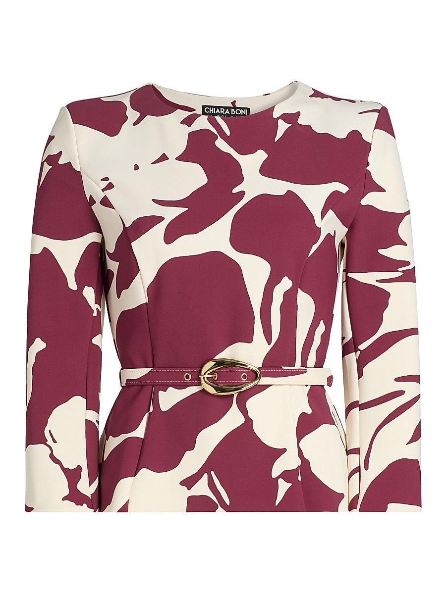 Women's Adar Printed Top - Corf - Size 8