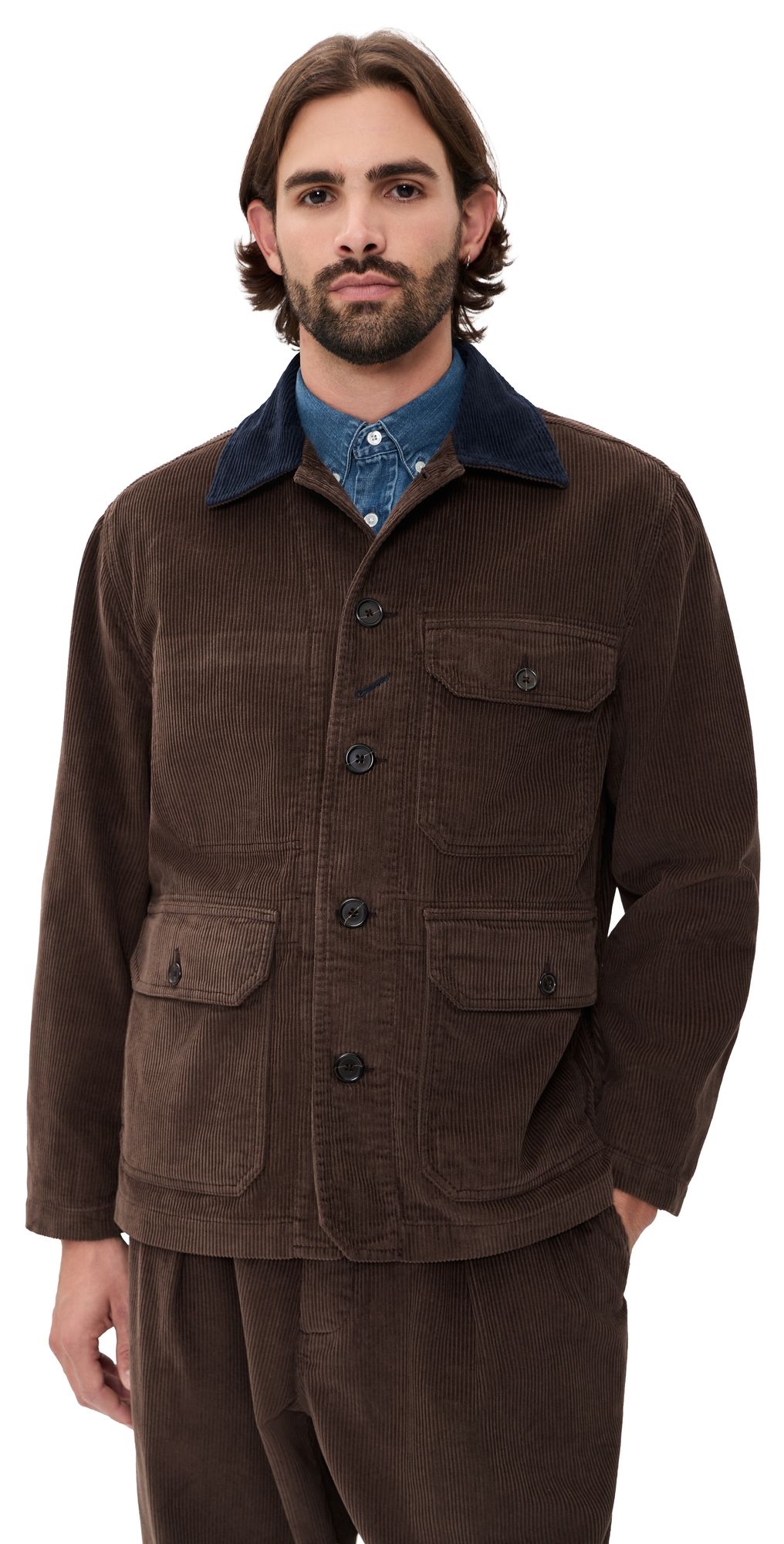Universal Works Utility Corduroy Jacket Cacao XL