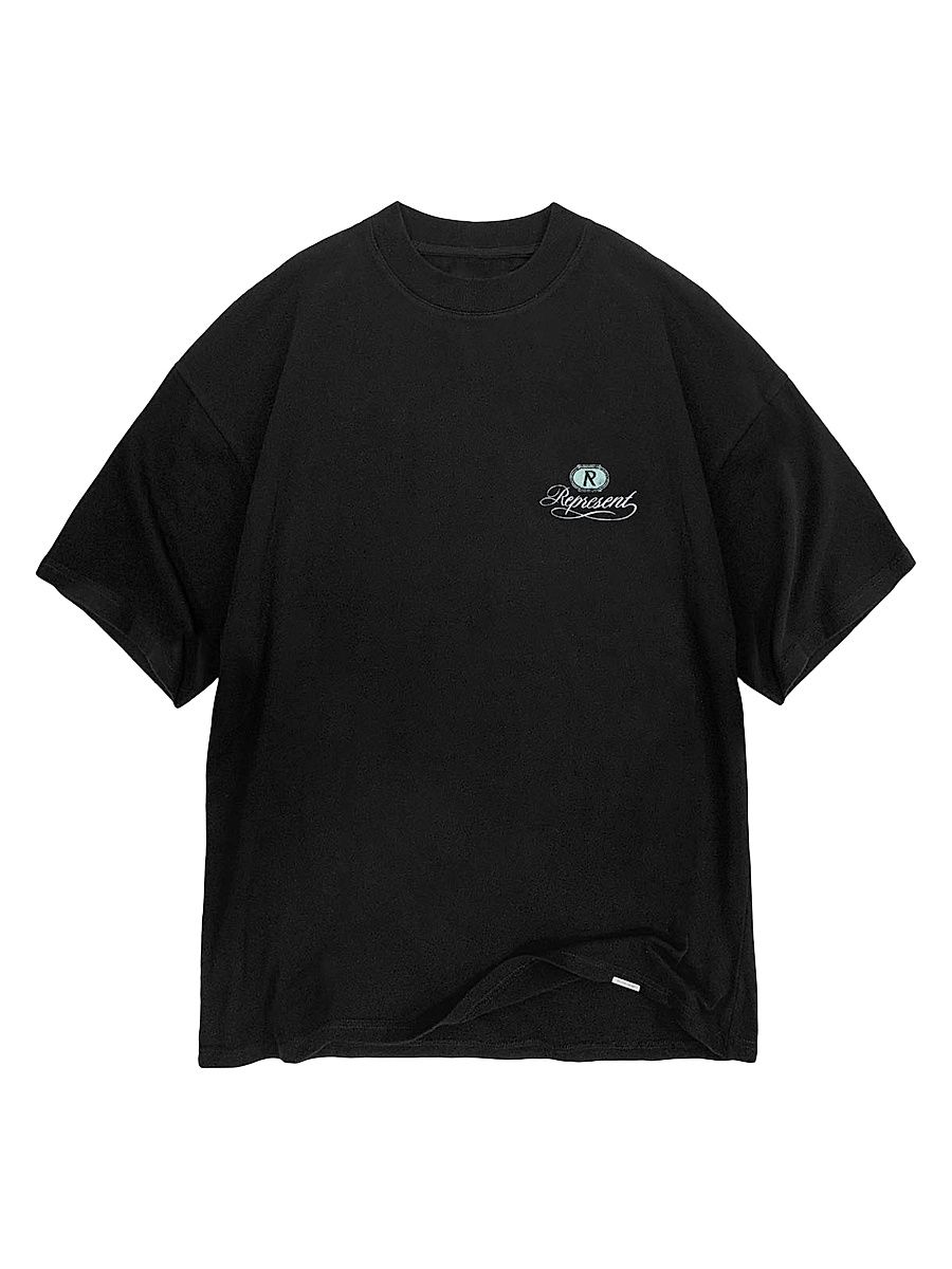 Men's Grand Vintage Hand-Drawn T-Shirt - Jet Black - Size XL