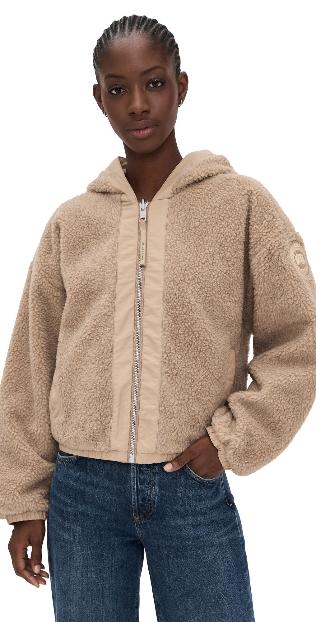 Canada Goose Alberni Reversible Bomber Jacket Desert Sand M