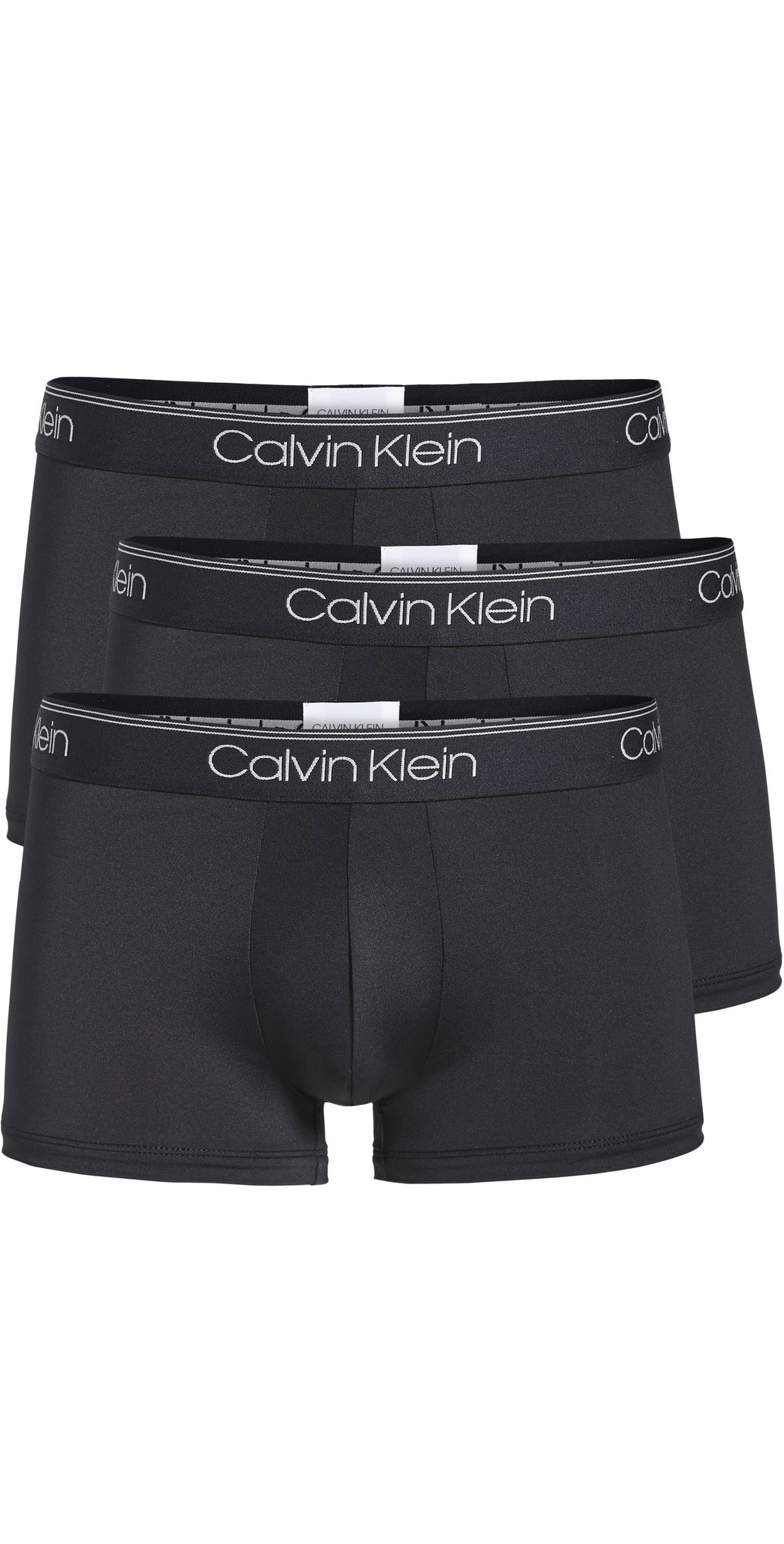 Calvin Klein Underwear Micro Stretch 3-Pack Low Rise Trunks Black XL