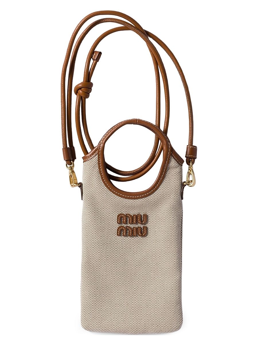 Women's Canvas Smartphone Case - Beige