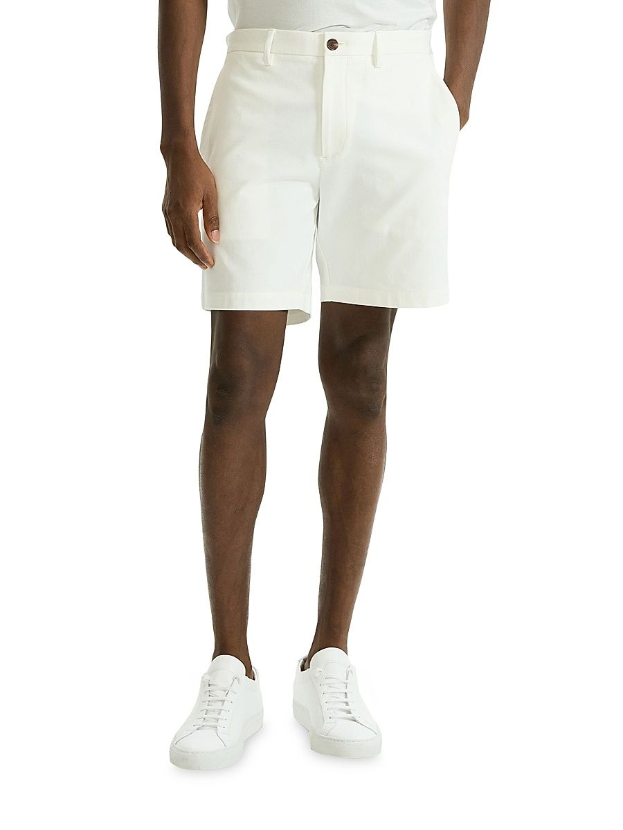 Men's Zaine Bistretch 7'' Shorts - White - Size 38