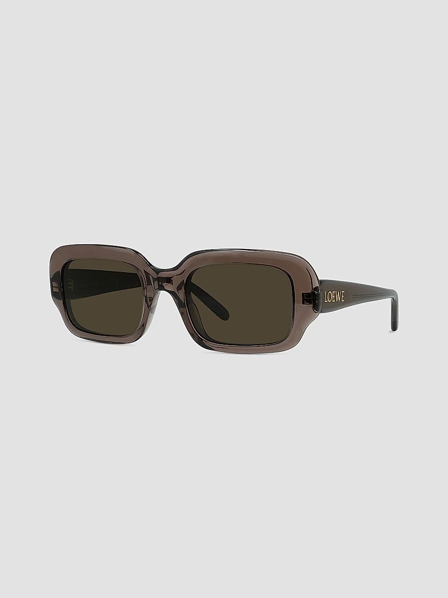 LOEWE Women's Slim 54mm Rectangular Sunglasses - Brown