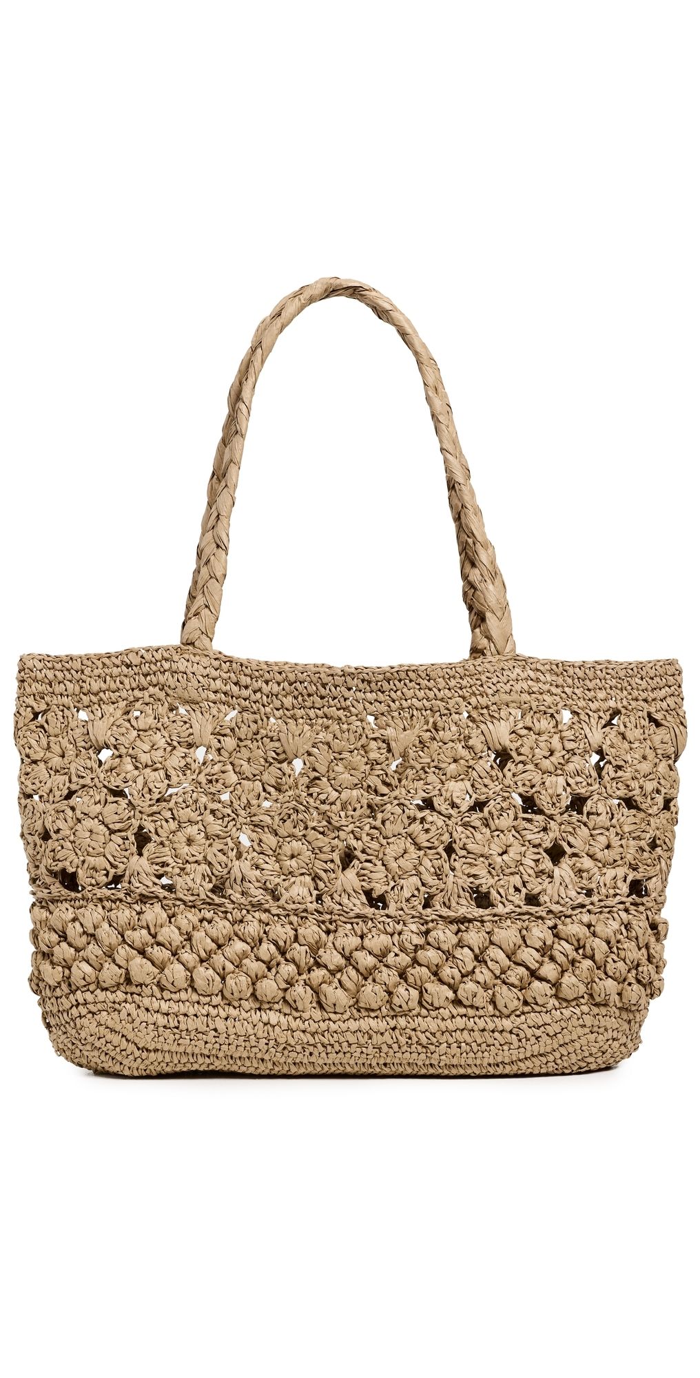 LoveShackFancy Sharlo Bag Tan One Size