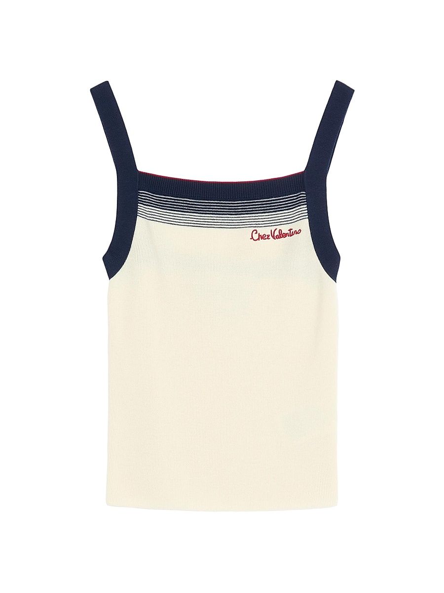 Women's Wool Top - Birch Navy - Size Medium