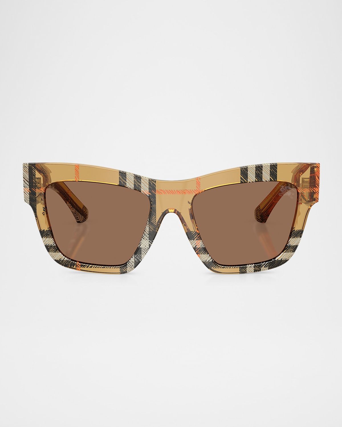 BE4449F Acetate Square Sunglasses