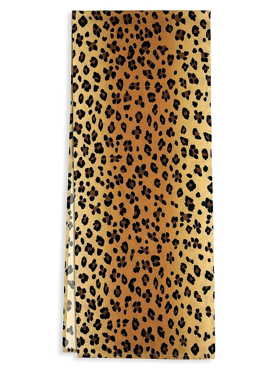 Leopard Linen Sateen Table Runner