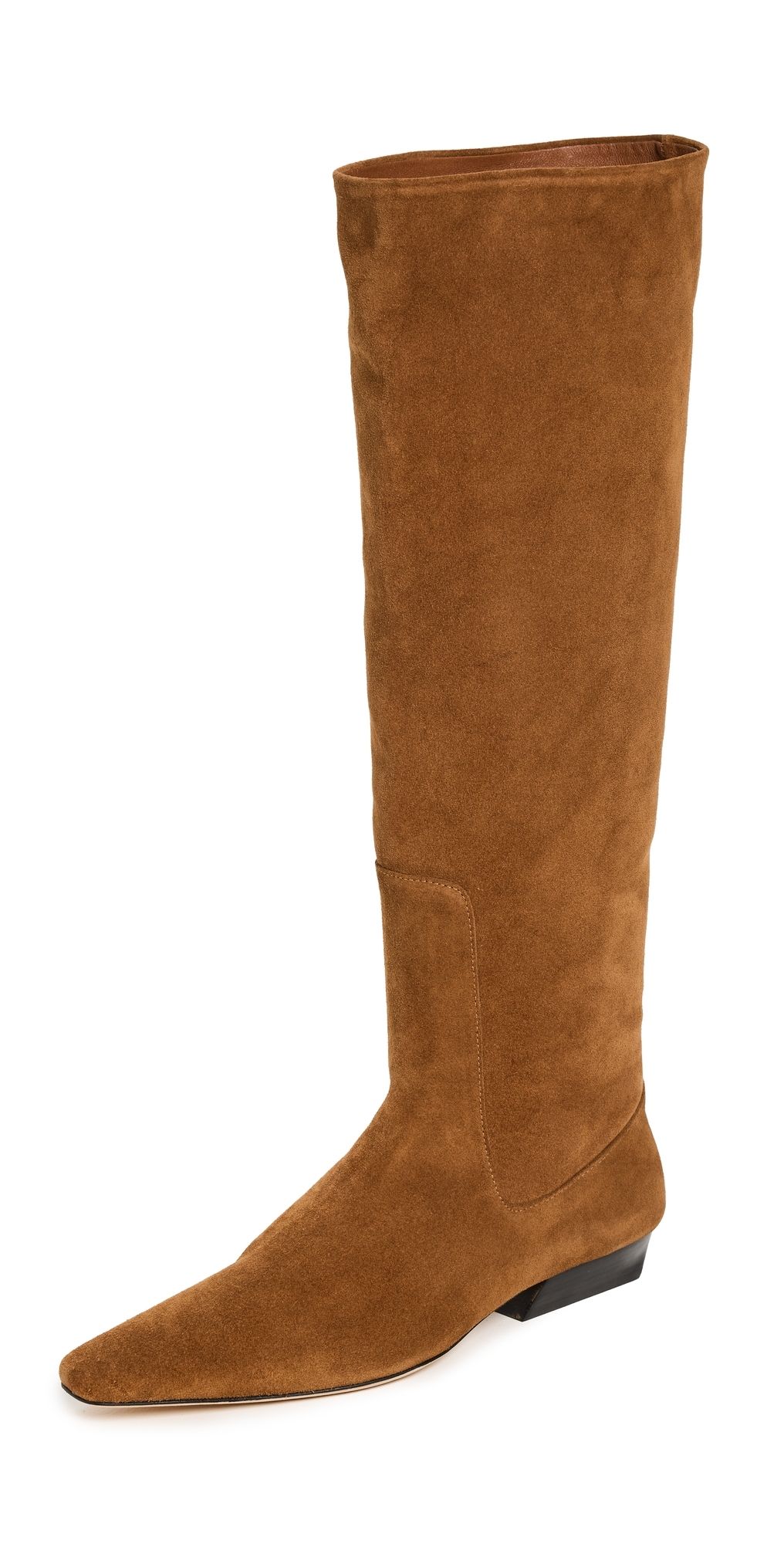 STAUD Wally Flat Boots Tan 38.5