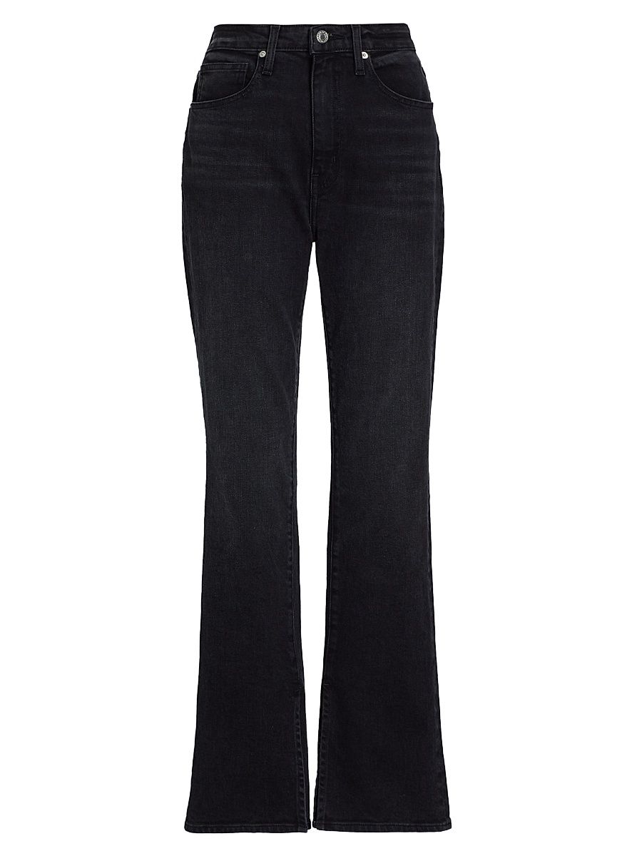 Women's Frankie Split-Hem Straight-Leg Jeans - Forsyth - Size 28
