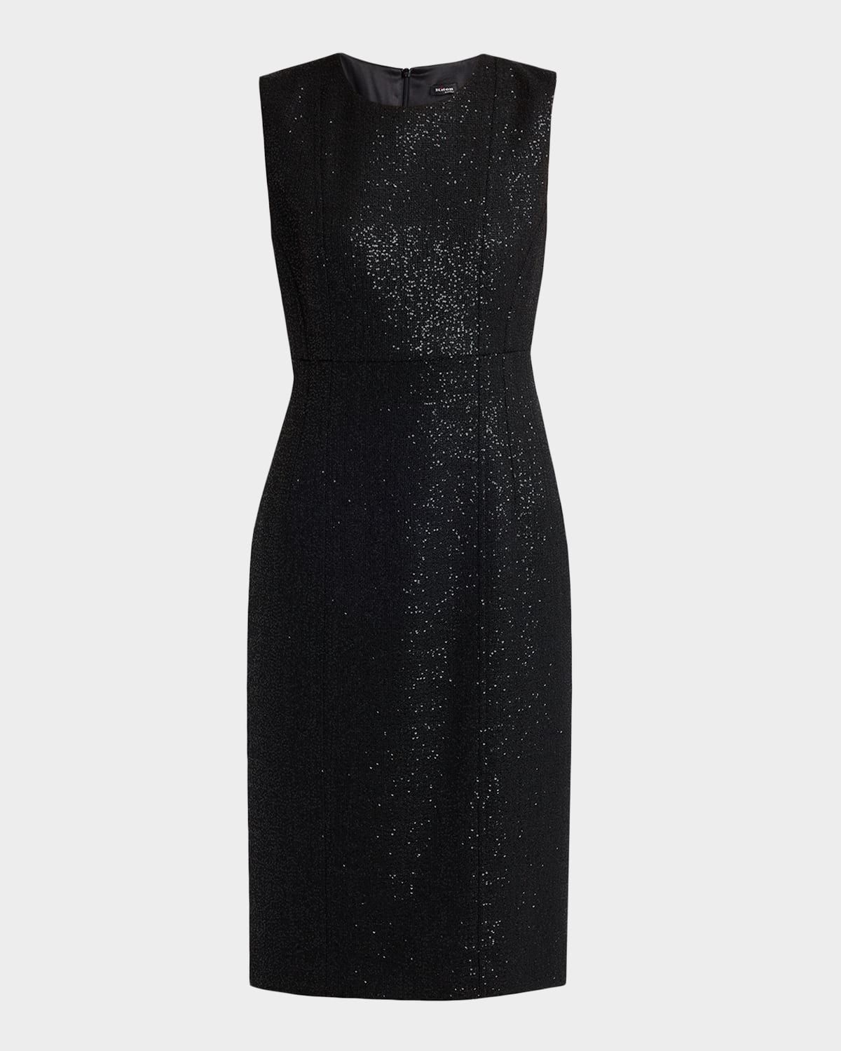 Sequined Sleeveless Sheath Dress