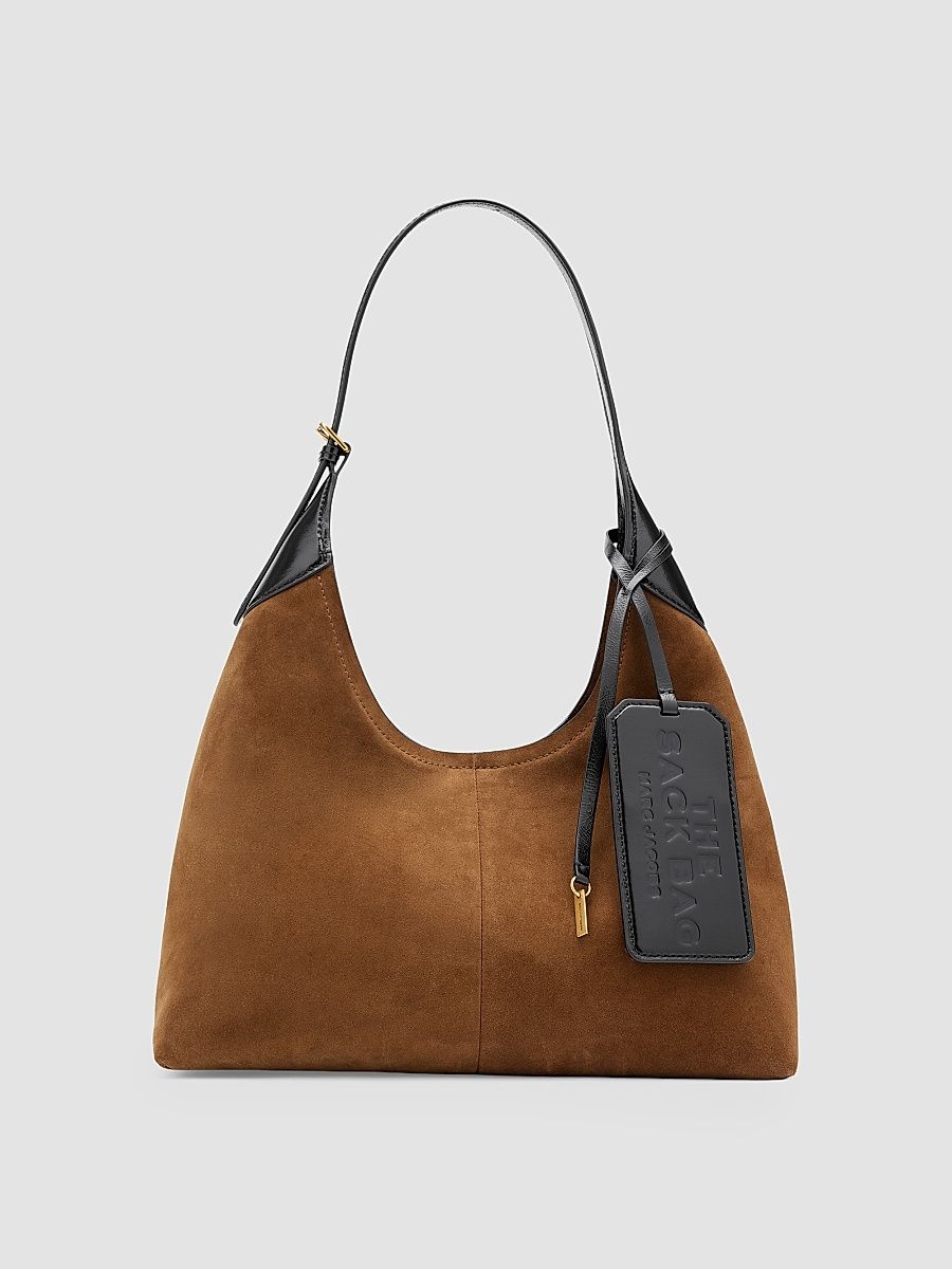 Marc Jacobs Women's Suede Belted Sack Bag - Copper