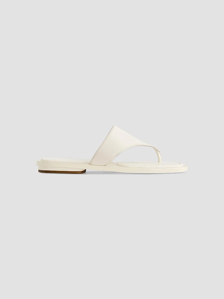 Bernardo 1946 Women's Agora Thong Sandals - Off White - Size 11