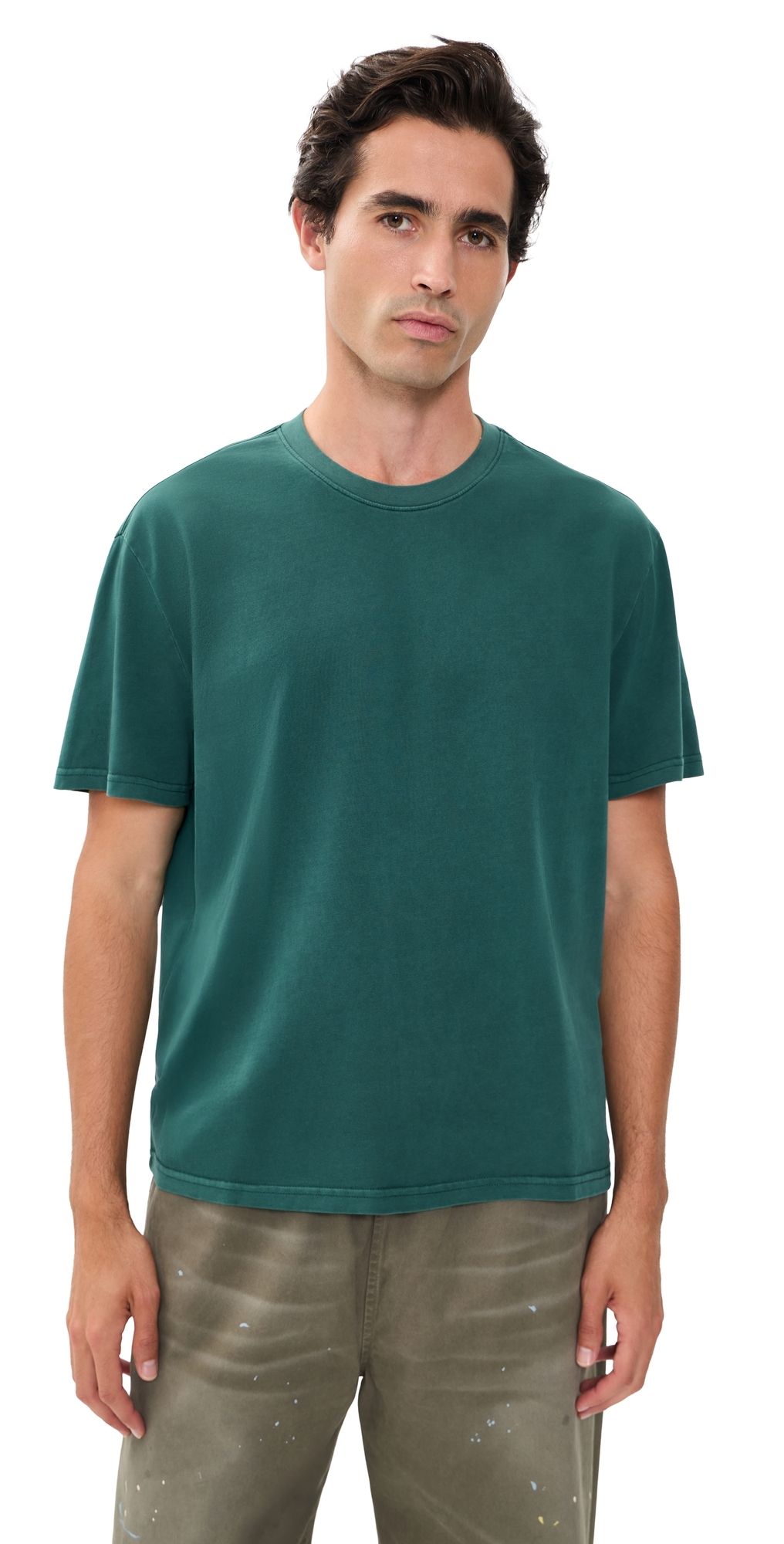 Marine Layer Relaxed Cloud 9 Sueded Jersey Tee Rain Forest XXL