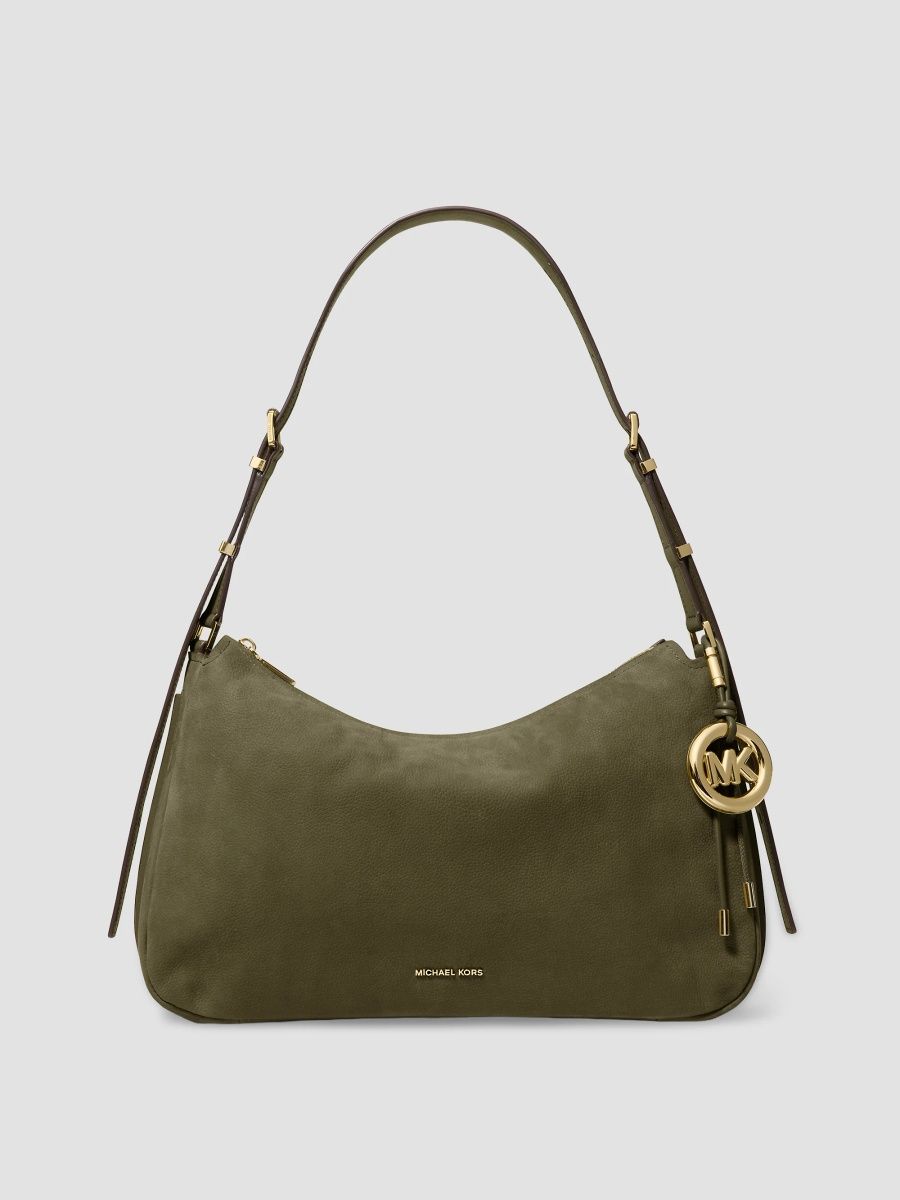 MICHAEL Michael Kors Women's Nolita Leather Shoulder Bag - Loden