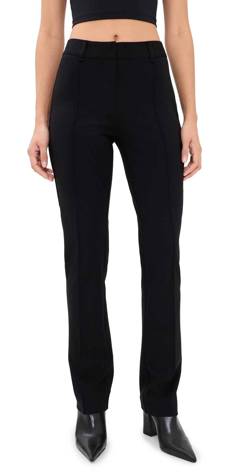 rag & bone Sutton Ponte Cigarette Pants Black 14