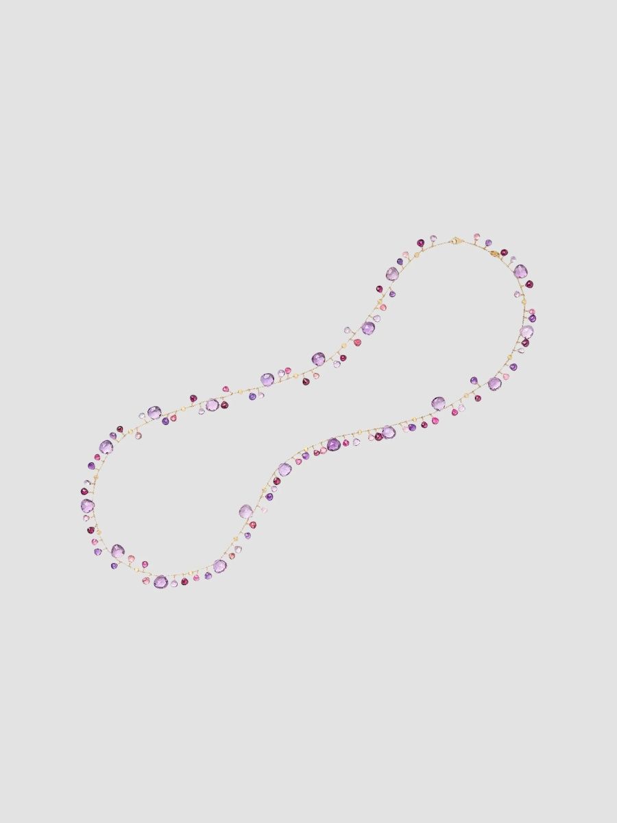 Marco Bicego Women's Paradise 18K Yellow Gold, Amethyst & Tourmaline Necklace - Yellow Gold