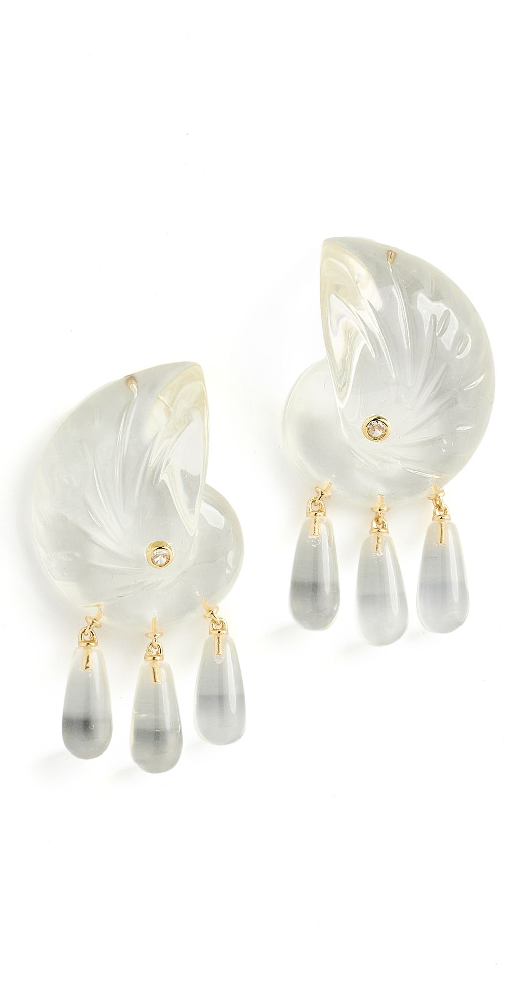 éliou Comporta Earrings Clear One Size