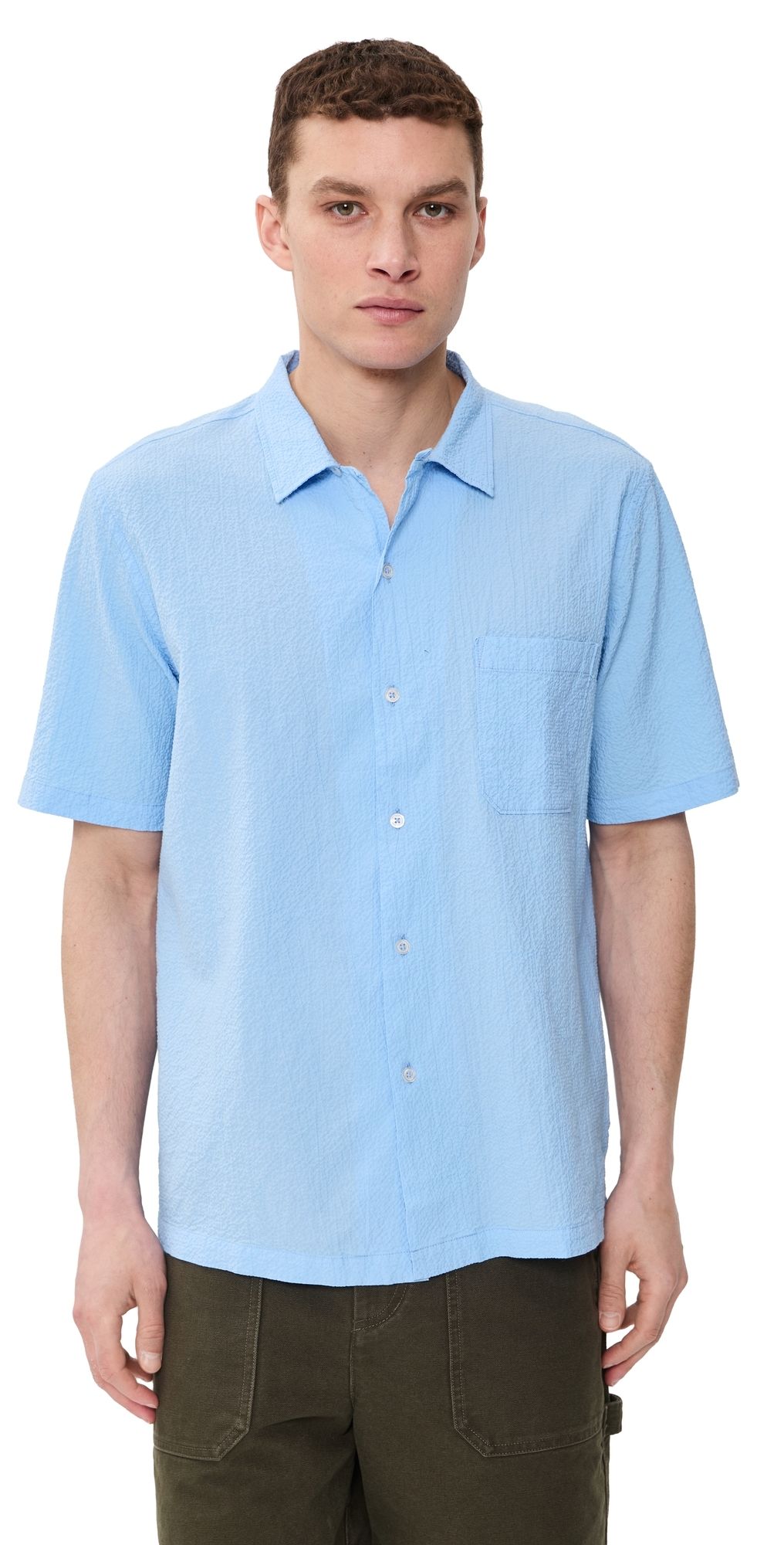 Universal Works Road Shirt Sky Blue L