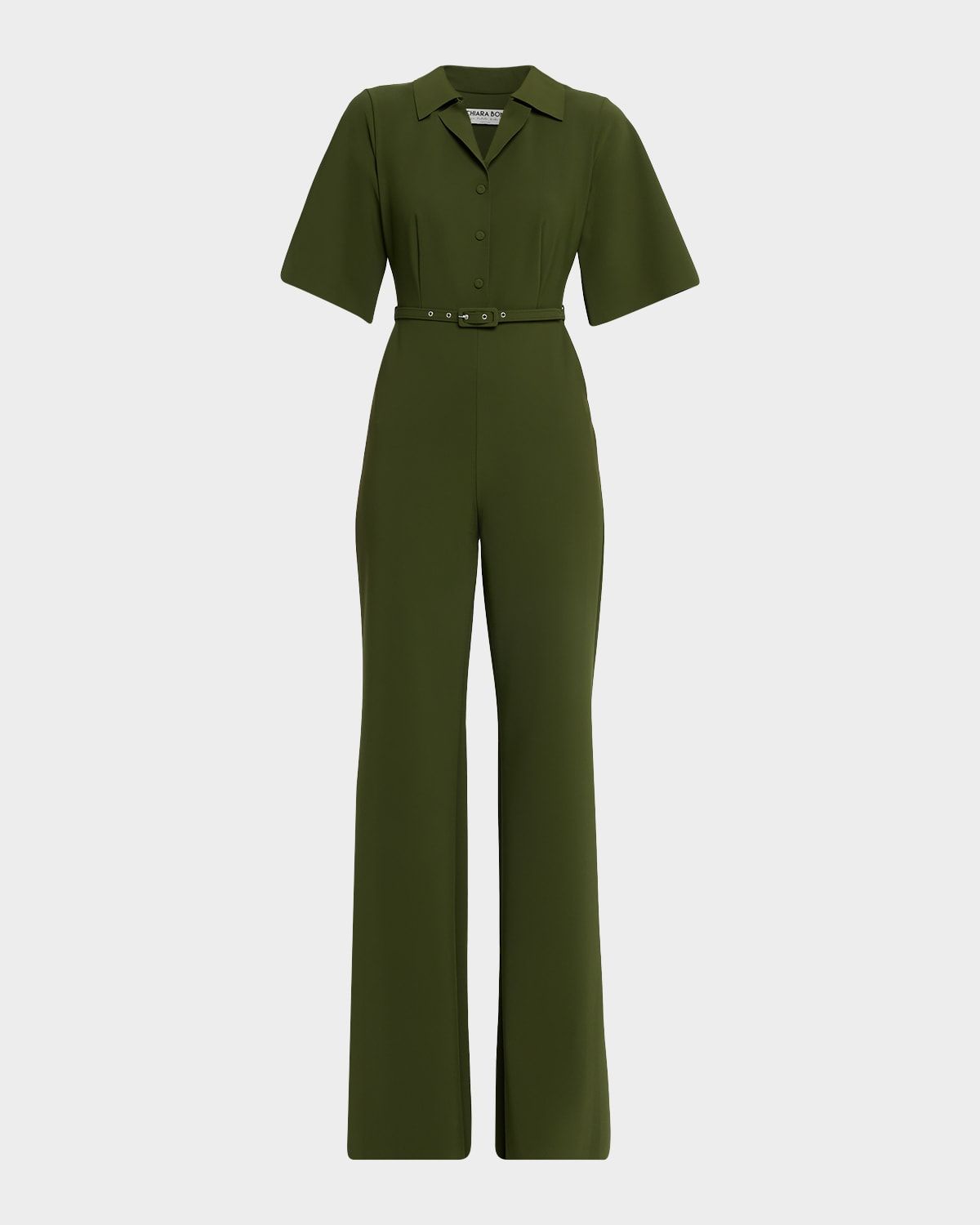 Naho Belted Straight-Leg Jumpsuit