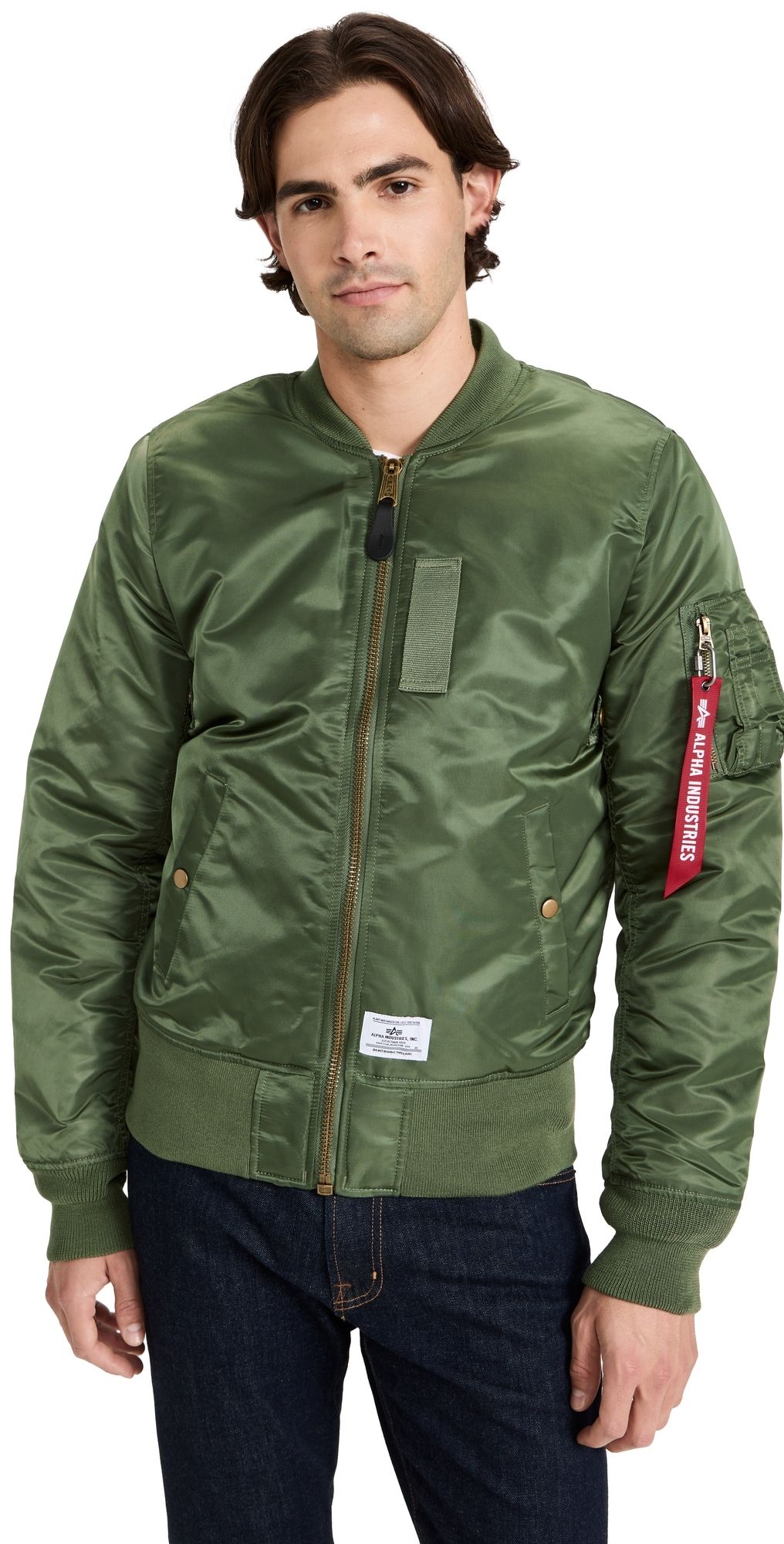 Alpha Industries MA-1 Regular Fit Flight Jacket Sage S