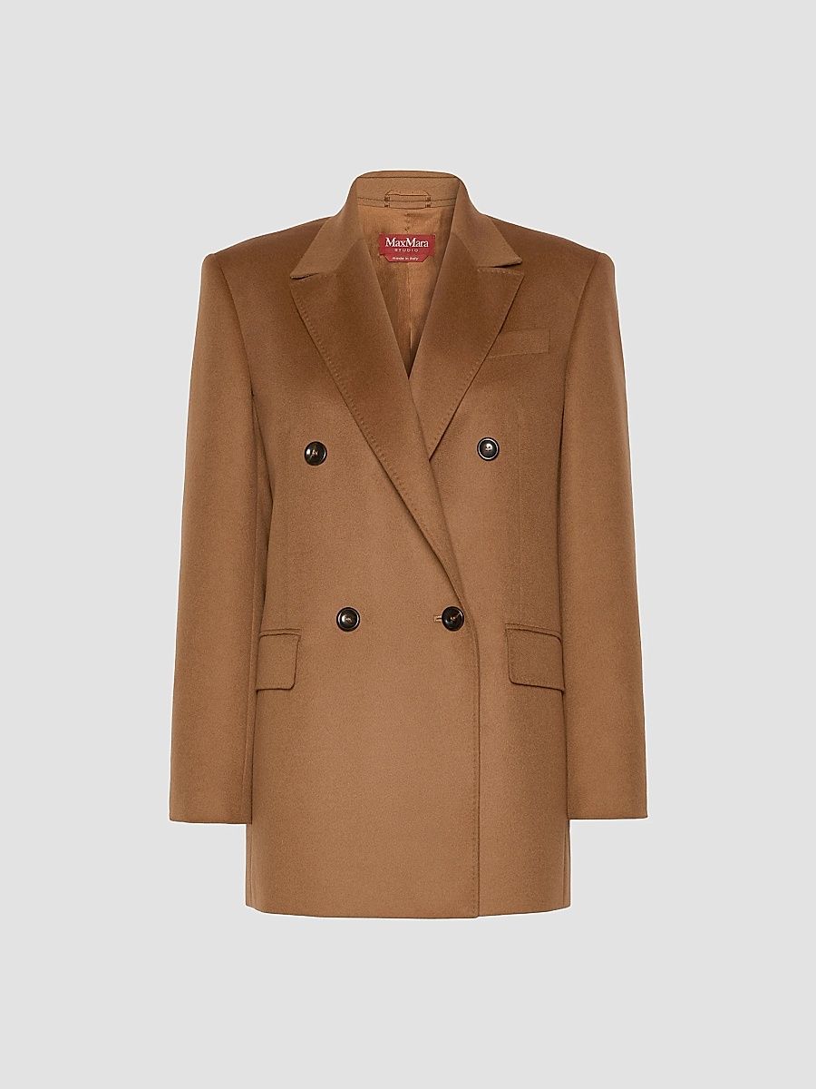 Women's Wool Broadcloth Blazer - Tobacco - Size 14