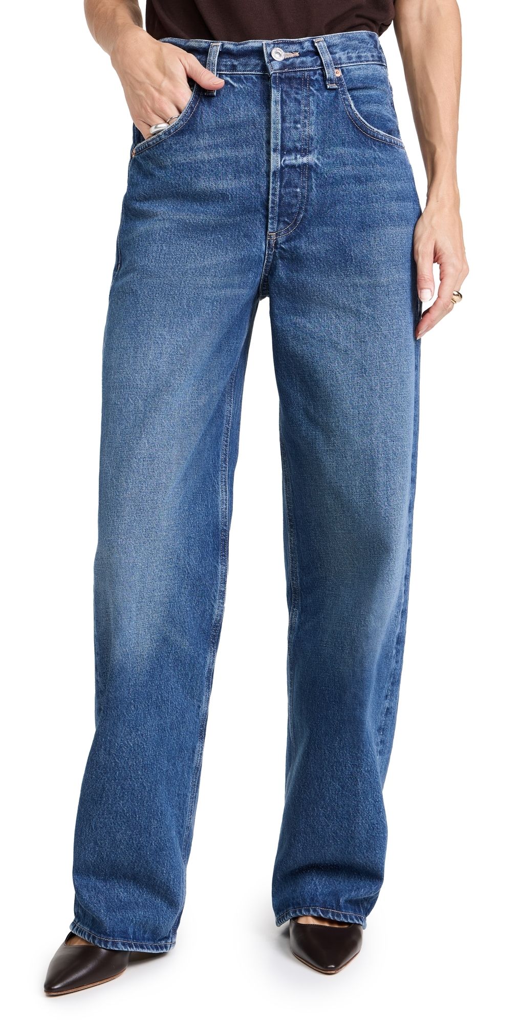 Citizens of Humanity Petite Ayla Baggy Jeans Claremont 31