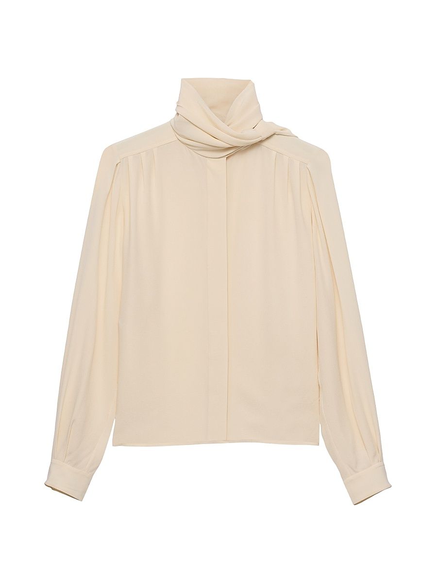 Women's Marocain Shirt - Beige Khaki - Size 2