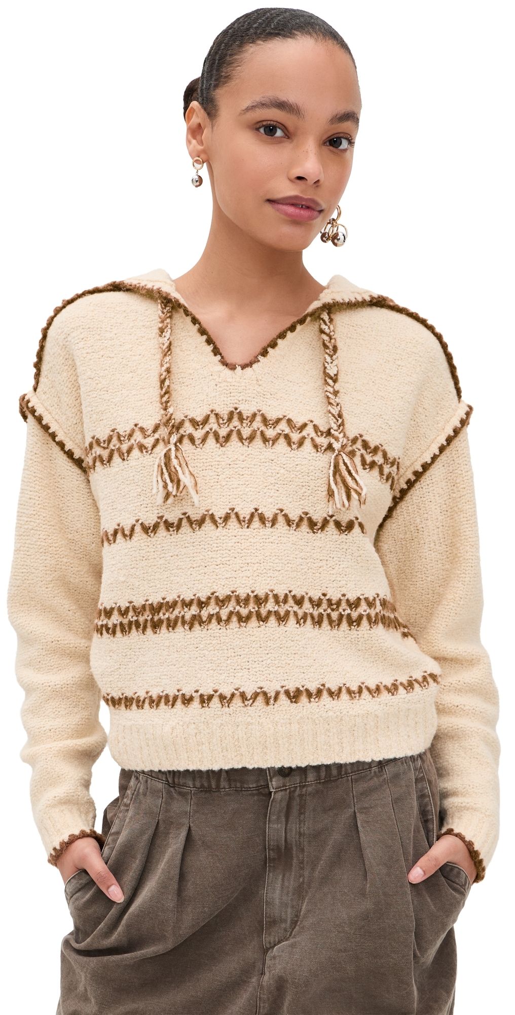 Isabel Marant Étoile Romera Sweater Ecru/Bronze 42
