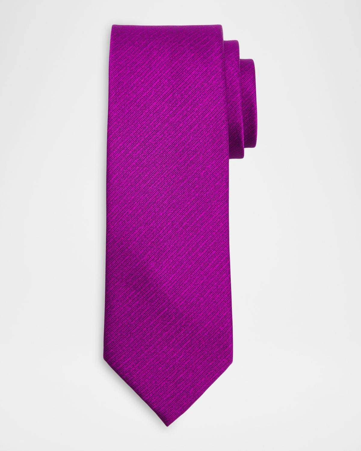 Men & apos;s Tonal Line Silk Tie