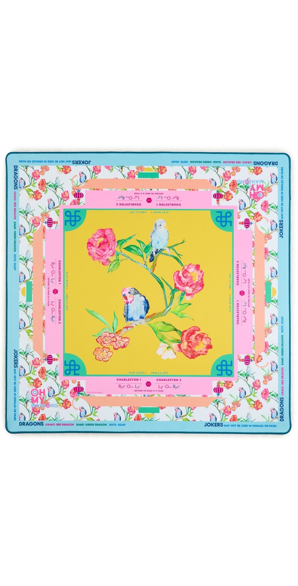 Oh My Mahjong Spring Fling X Brooke Wright Mat Yellow One Size